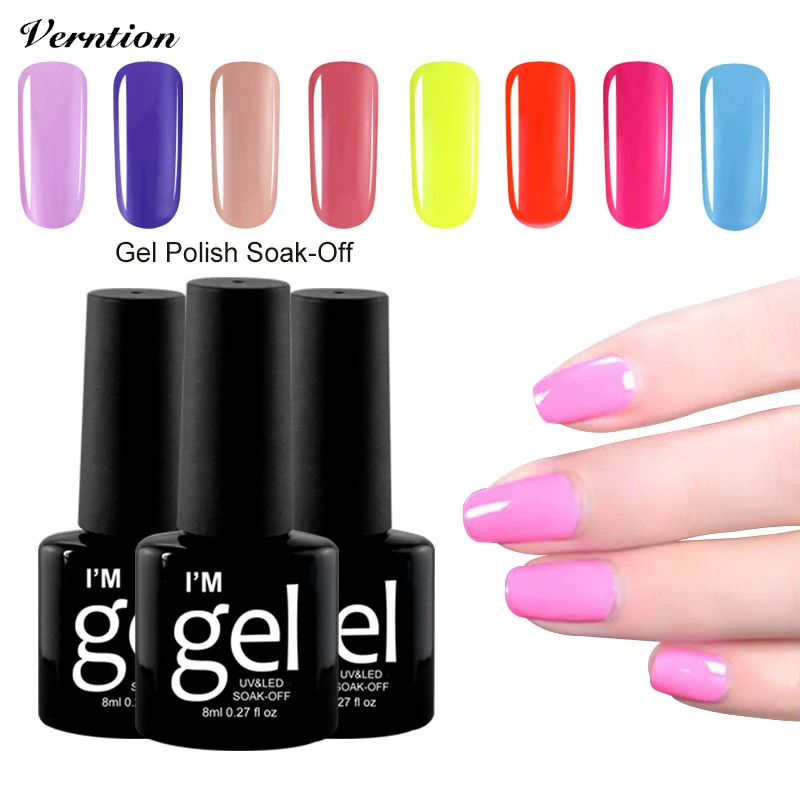 Zation Lucky Color UV Led Gel Polish Long-lasting 29 colors Shining Soak-off LED Varnish Top And Base Coat Nail | Красота и здоровье