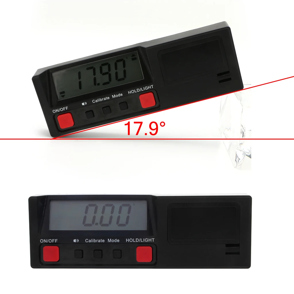

2018 Electronic Digital LCD 360 Degree Inclinometer Angle gauge Protractor level Box Meter SEP21_20