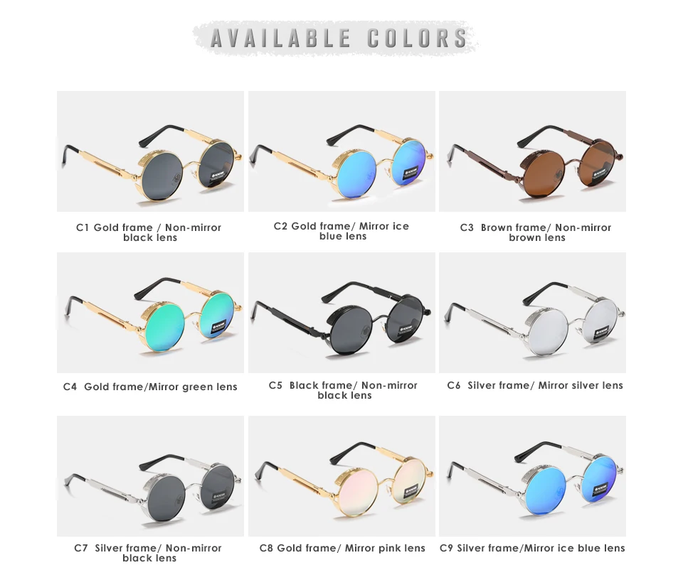 KDEAM Винтажные Солнцезащитные очки вечерние поляризованные круглые очки Металлические солнцезащитные очки для мужчин/женщин UV400 KD372