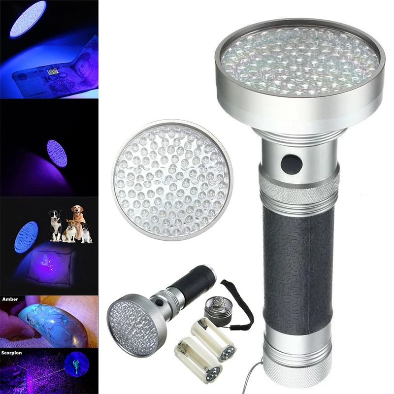 100 led uv bulbs ultra violet portable blacklight scorpion led uv light ultraviolet lamp