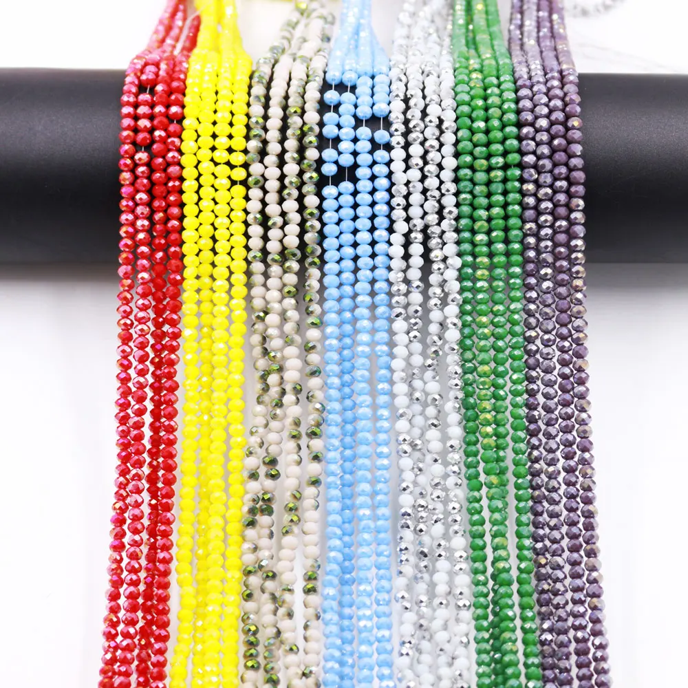 

ZHUBI 290PCS/LOT Crystal Glass Rondelle AB Beads 4mm For Women Jewelry Making DIY Accessories Wholesale Crafts Bead & Necklace