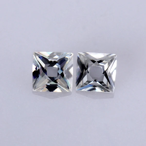 Cheestar Gems Loose Moissanites Stone GH Color 3*3mm Square French Cut Near White Moissanites Gemstone Diamonds