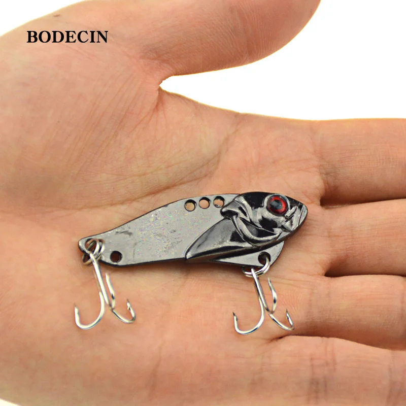Fishing Lure Wobblers Metal VIB Sequins Baits 4pcs 5CM 10.8G Tackle Pesca Fish Lures Wobbler Vibration Hard Bait Crankbait Bass (5)