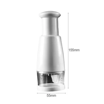 

Newest White Stainless Steel Kitchen Pressing Slicer Peeler Dicer Vegetable Garlic Onion Food Chopper Cutter Tools Drop Shipping