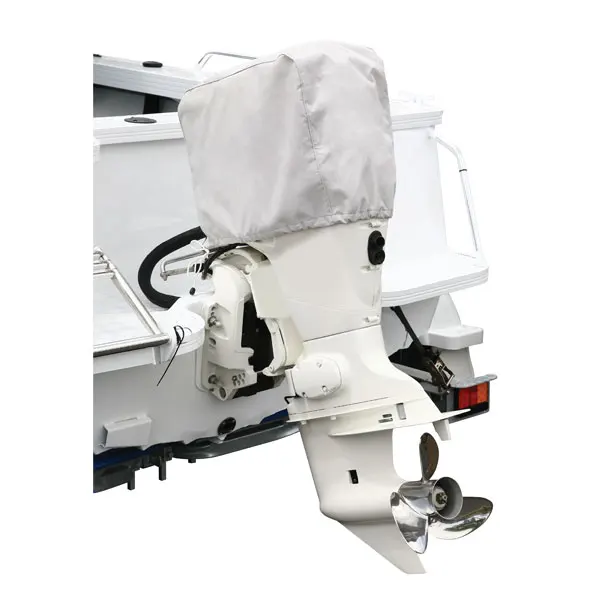 Universal Half Outboard Cover Premium Woven Dope Dyed Polyester 340 g/m2 Marine Boat MA 074 2 pieces a lot 4 colors thick non woven material large size for wedding dress dust cover protector bag dustproof printing logo