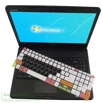 

Silicone Keyboard Protective film Cover skin Protector for Acer Aspire 5830T 5755G 5951G V3-571G V3-551G V3-771G V3-731G