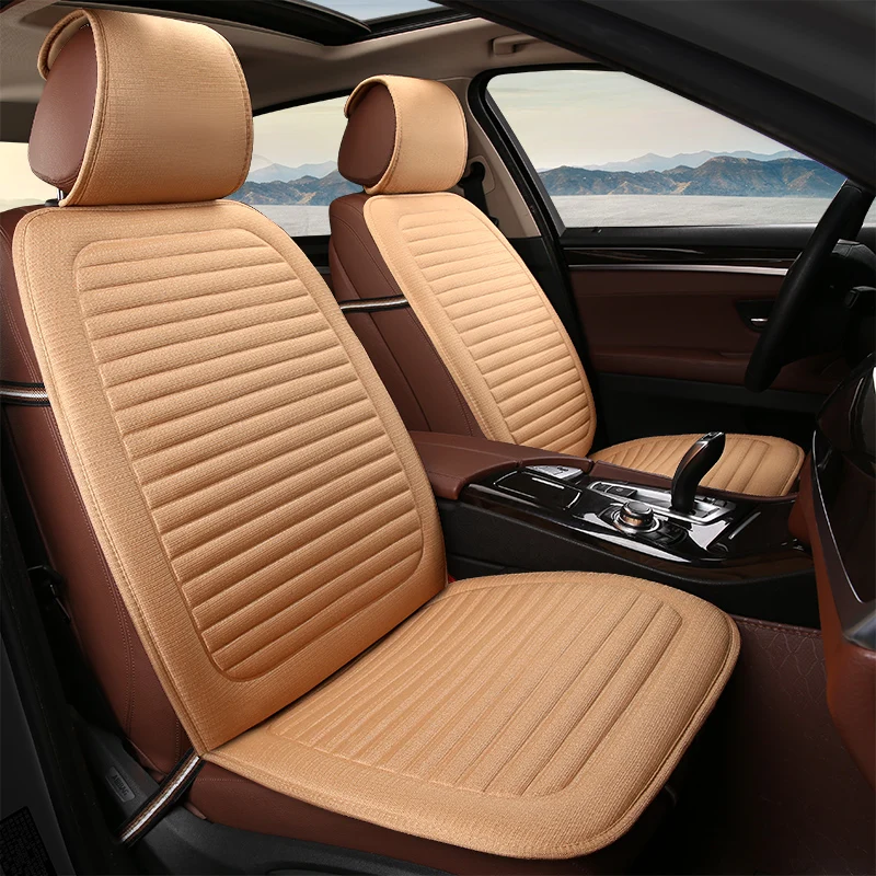 

In front of a single piece of thin linen car MATS single bridge with backrest winter antiskid mat sets of four seasons general
