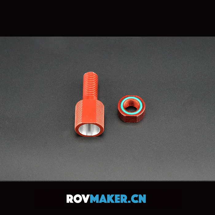 ROVMAKER M10 watertight compartment threading screw for ROV robot hollow screw waterproof threading bolt connector sealing 5