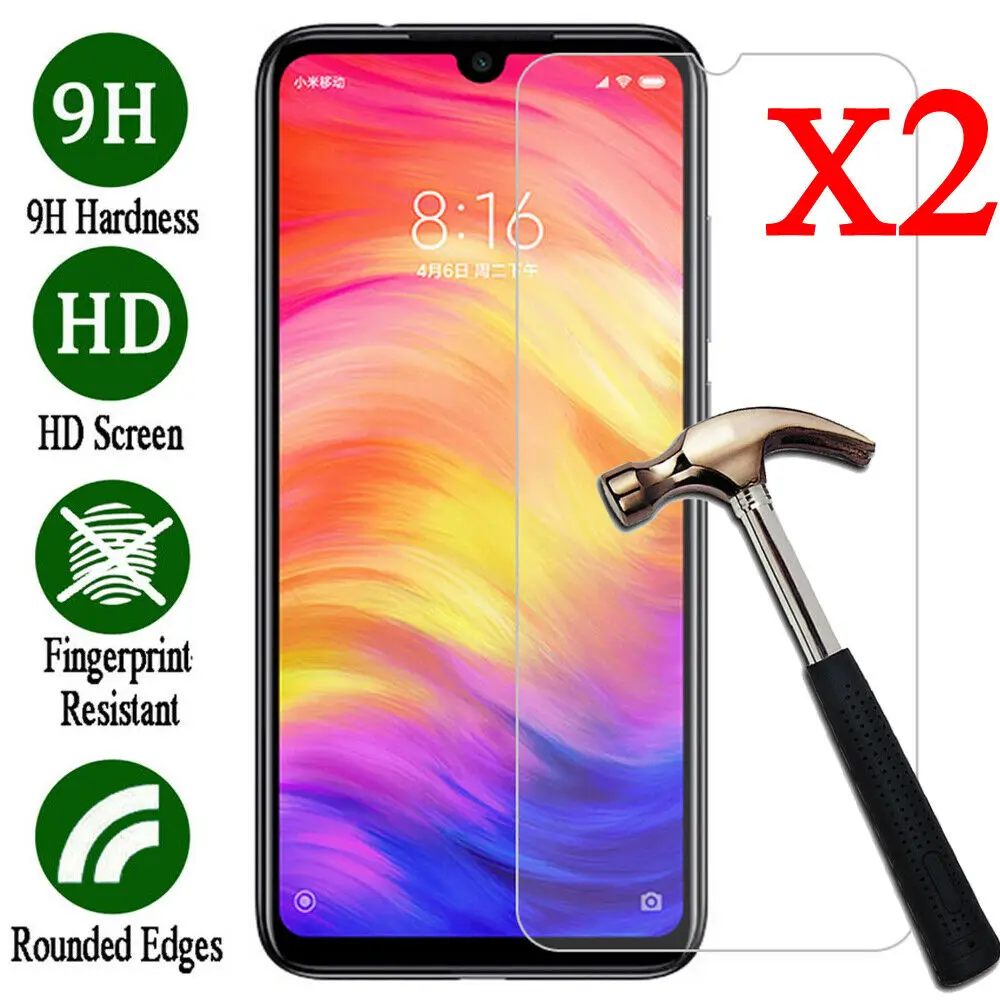 

2pcsTempered Glass For Xiaomi Redmi 7 6A 6 Screen Protector Redmi Note 5 5A 4 4X 4A 5 Plus 7 Cristal 9H 2.5D Protective Glass