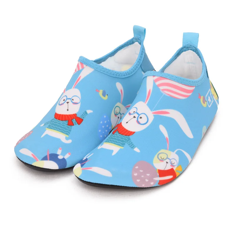Kids Quick Drying Swim Water Shoes Footwear Barefoot Light Weight Aqua Socks For Beach Pool Cartoon Children Slippers Shoes