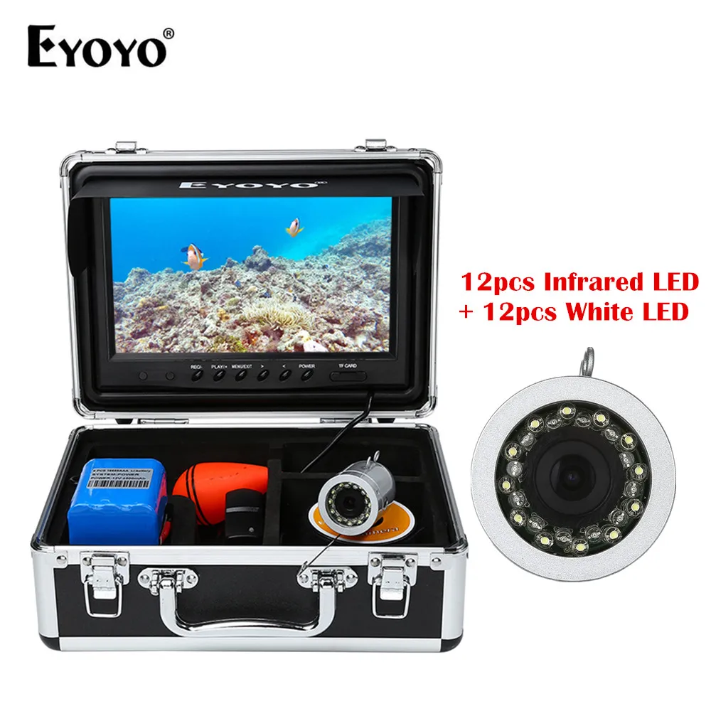 EYOYO WF09 полностью серебристый 9 &quot30 М 24 шт. инфракрасный и белый светодиодный
