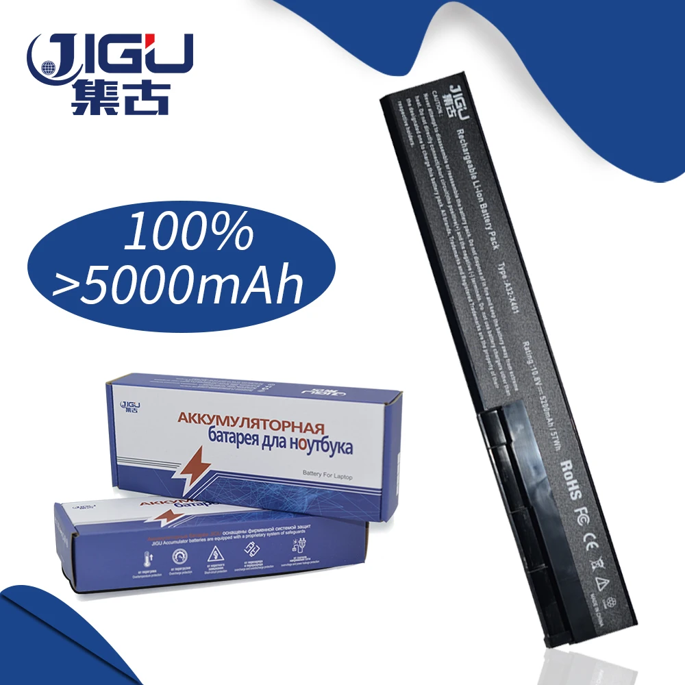 JIGU A31 X401 A32 A41 A42 Аккумулятор для ноутбука Asus F301 F401 F501 S301 S401 S501 X301 X501|laptop battery|battery for