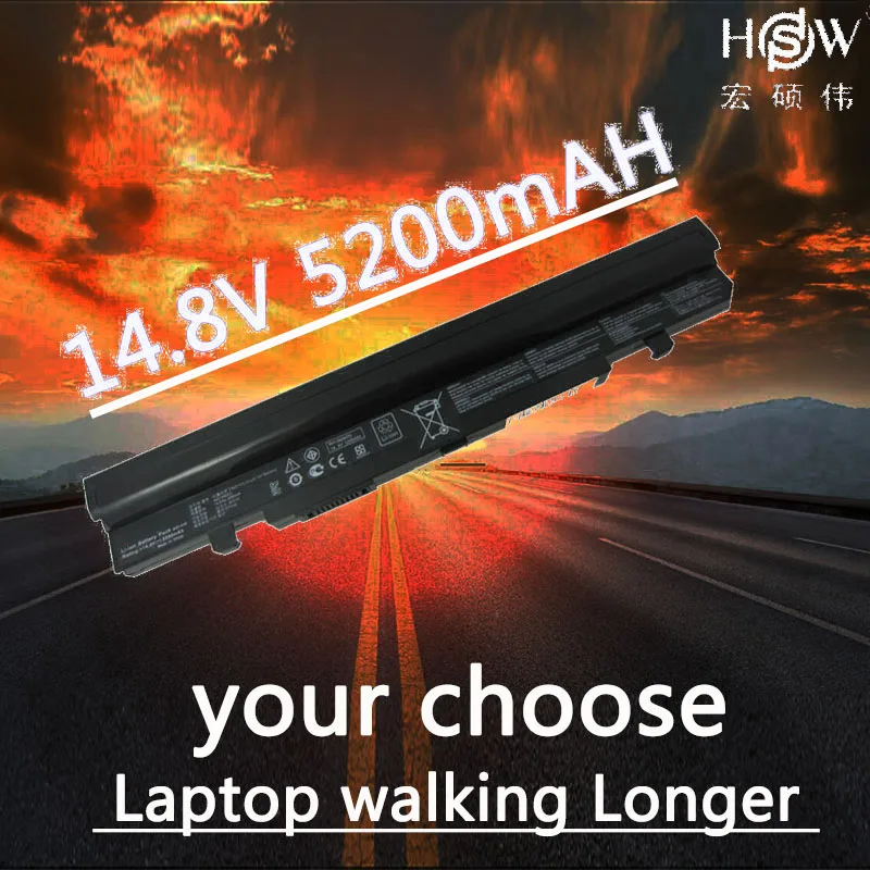 

HSW rechargeable battery for A32-U46,A41-U46,A42-U46,4INR18/65,4INR18/65-2 for ASUS U46 U46E U46J U46S U56 U56J U56S