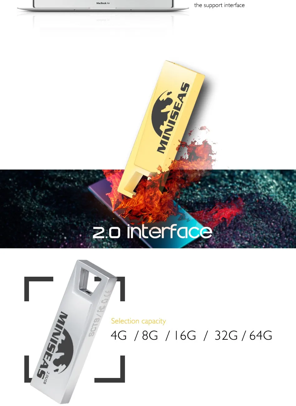 2016 Miniseas красочные SCT9 USB флеш-накопитель 8 ГБ 16 ГБ 32 ГБ 64 ГБ флеш-накопитель Флешка флеш-накопитель памяти USB Stick U диск для хранения
