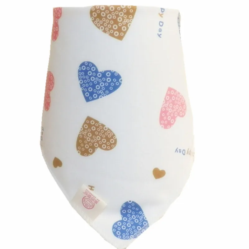 bib heart HENG ZHE/ г. Весенняя одежда; bew cat, chick, horse, bear, ледяной Детский шарф с героями мультфильмов; нагрудник; детская одежда с воротником; Шапка; шейный платок - Цвет: bib heart