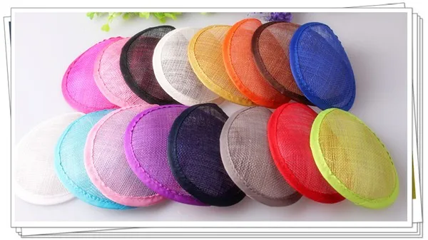 Оранжевый 13 см teardrop Sinamay основа для вуалетки DIY millinery база Коктейльные Шляпы материал kentucky вечерние аксессуары для волос 17 цветов