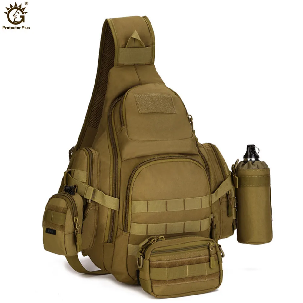 Men Tactical Bag Military Equipment Outdoor Sport Nylon Chest Pack Crossbody Sling Tactical Men Messenger Bags F74
