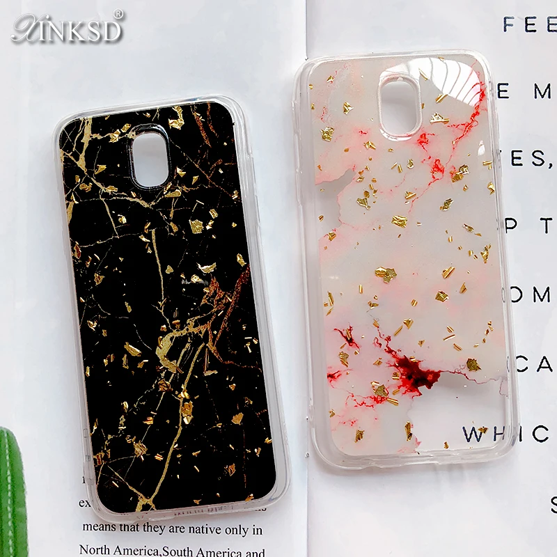 Luxury Gold Foil Glitter Marble Stone Phone Cases For