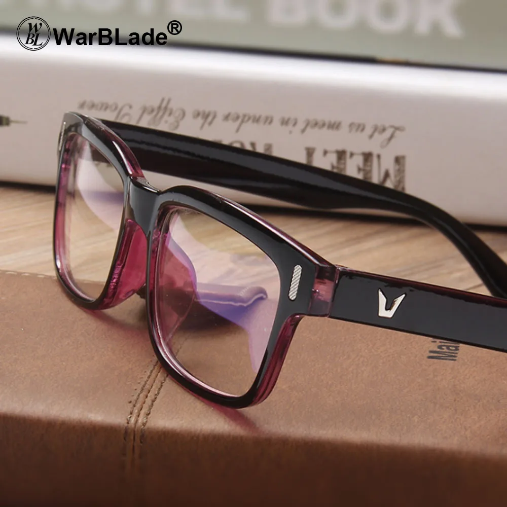 Retro Rectangle Eyeglasses Optical Frames Clear Lens Black Glasses Leopard Square Eyewear Spectacle Frames For Women Men