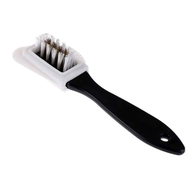 3 Side Suede Shoe Brush Cleaning Brush And Rubber Eraser Set Black S Shaped Shoes Cleaner For Suede Nubuck Boot Shoe