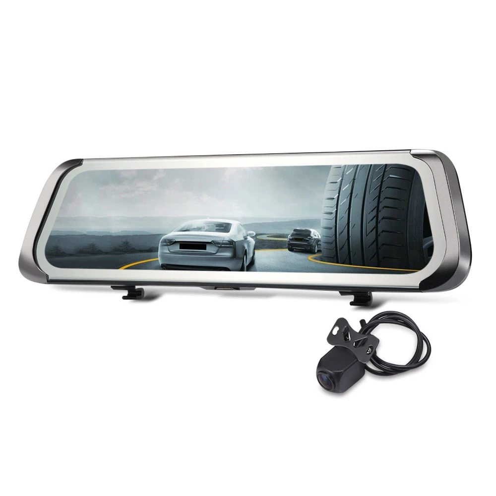 

ZEEPIN F800 9.35 Inch extreme HD 1080P Touch Screen Car Rearview Mirror 140 Wide Angle Dual Camera Driving Recorder