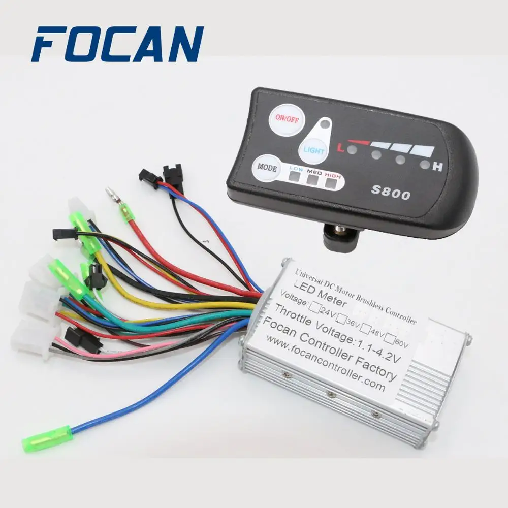 

E-bike Electric Bike Scooter LED Meter +DC Motor Speed Brushless Controller S800