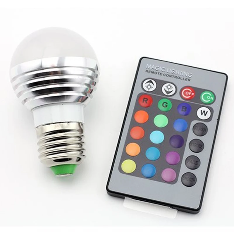 Lâmpadas Led e Tubos rgb lamp bulb ac110v 220 Tipo de Ítem : Led Bulbs