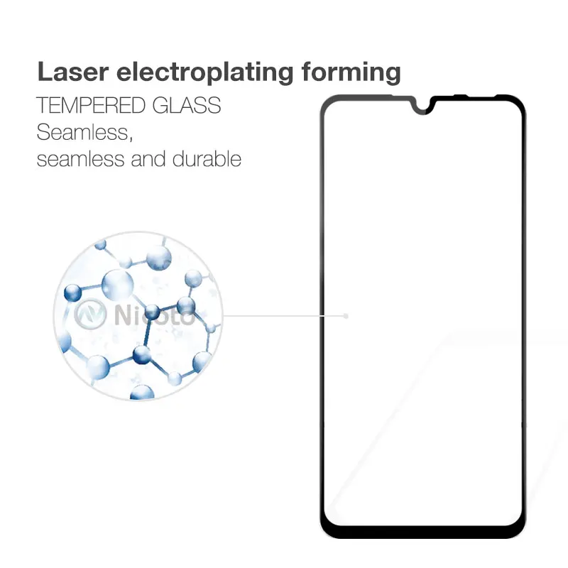 Nicotd Full Cover Screen Protector for Huawei p30lite P30 Tempered Glass sfor huawei p30 lite 9H Glass Tempered Protective Film (6)