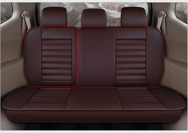 Универсальный чехол для автокресел 3D объемный 1 шт. подушка для переднего или заднего сиденья из искусственной кожи декоративный авто интерьер