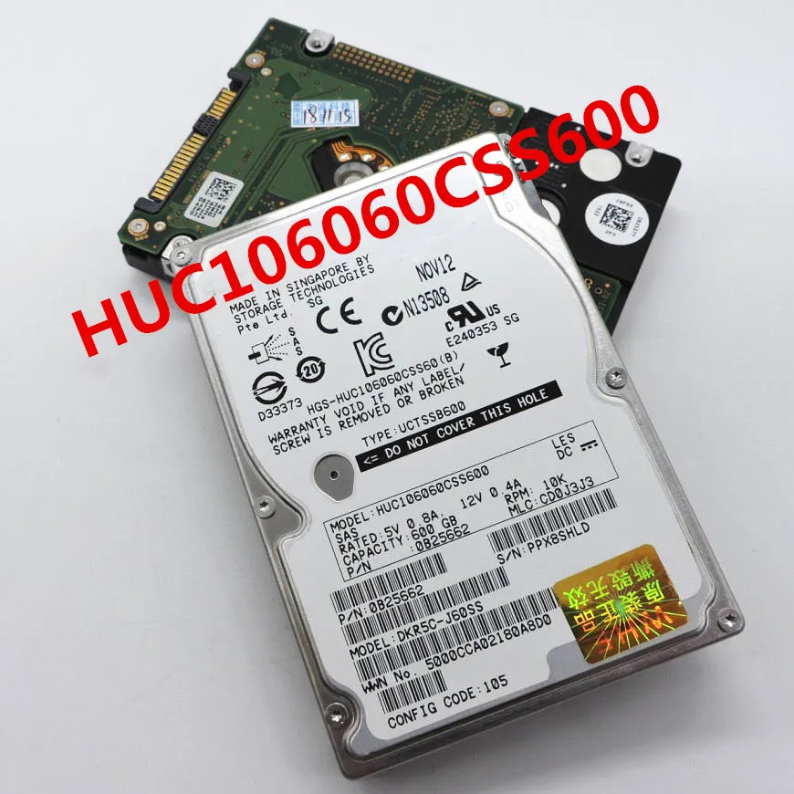 

100%New In box 3 year warranty HUC106060CSS600 600GB SAS 2.5 10K 6Gb SAS Need more angles photos, please contact me