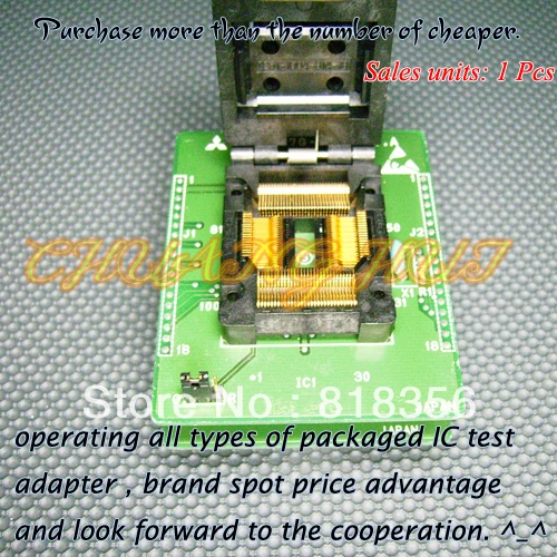 

PC7477G-100 REV.A Programmer Adapter QFP100-DIP32 IC51-1004-814-18 Adapter/IC SOCKET/IC Test Socket