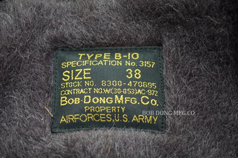 BOB DONG Repro type B-10 куртка-бомбер в винтажном стиле для мужчин ВВС США