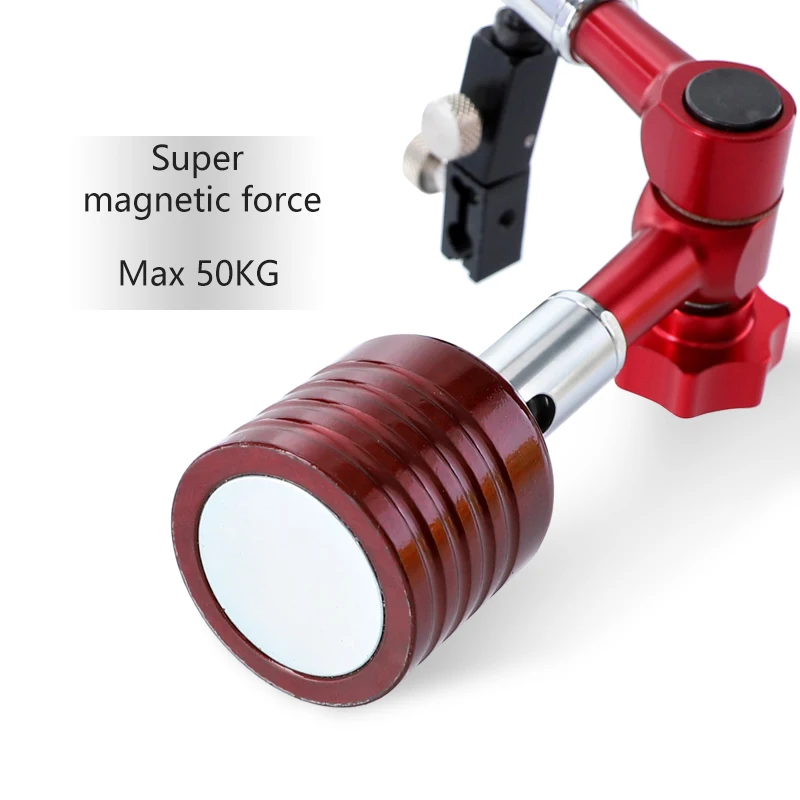 Günstige Magnetische Basis 234mm Magnetische Stehen Runde Magnetische Anzeige Basis Universal Halter Für Messuhr Messgerät