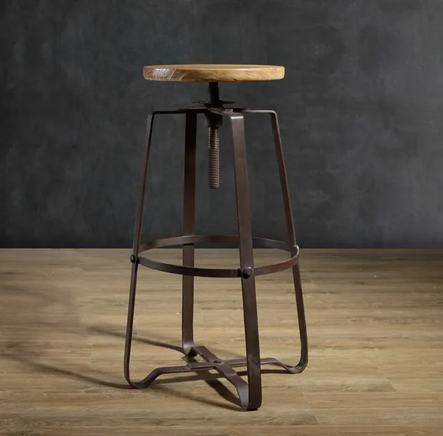 American Iron Bar Stool To Do The Old Style Upscale Hotel Ktv Lift American Iron Bar Stool To Do The Old Style Upscale Hotel Ktv Lift