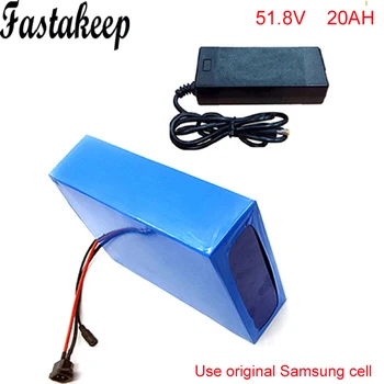 

ebike lithium battery 52v 20ah lithium ion bicycle 52v electric scooter battery for kit electric bike 1500w with BMS ,Charger