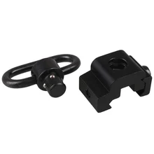 20 мм черная рейка быстросъемное крепление QD Sling шарнирное крепление для 20 мм Picatinny Rail Mount