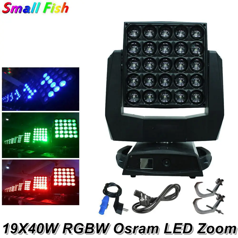 

Light Music 25X40W 4IN1 Osram LED Matrix Moving Head Beam Light DMX 512 RGBW LED Moving Head Beam Light Christmas Projector Dj