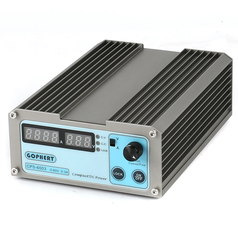 

6003 Campact High Precision Digital Adjustable MINI DC Power Supply OVP/OCP/OTP 30V 60V 3A 110V-230V 0.01V 0.01A EU US Plug