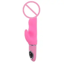 G Spot Vibrator Rabbit Dildo Vibrator for Clitoris Stimulation Dildo Vibrator Clit Stimulator with 10 Vibration Modes