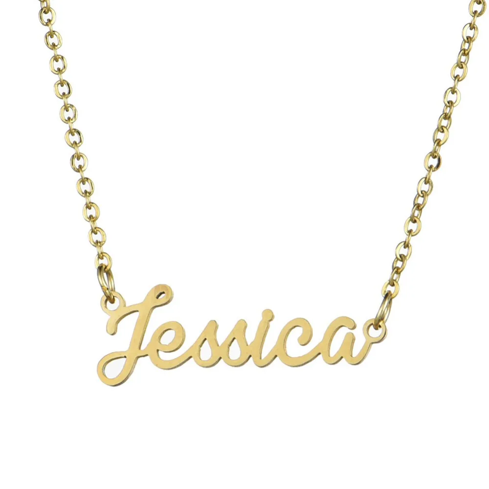 Nice Name Necklace Gold Pendant Necklace Fashion Chain Great Jewelry