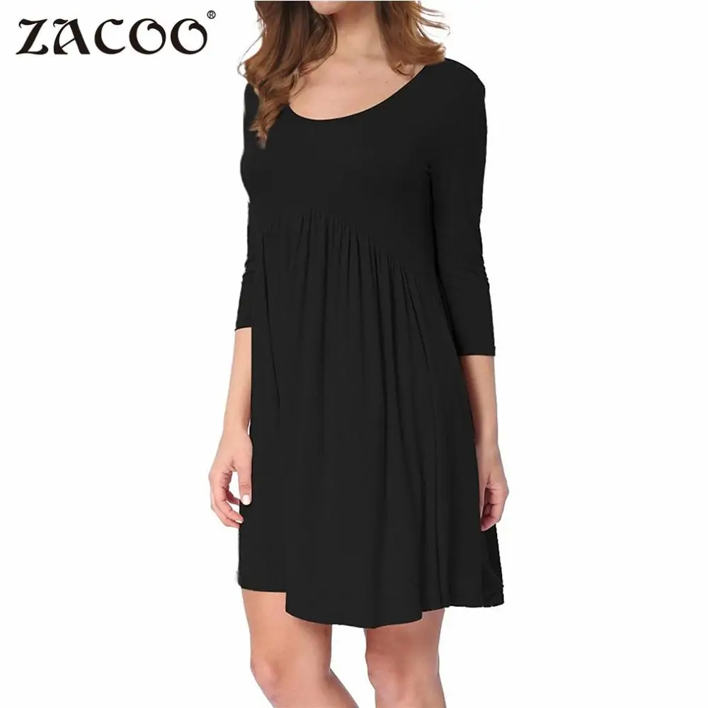 loose scoop neck dress