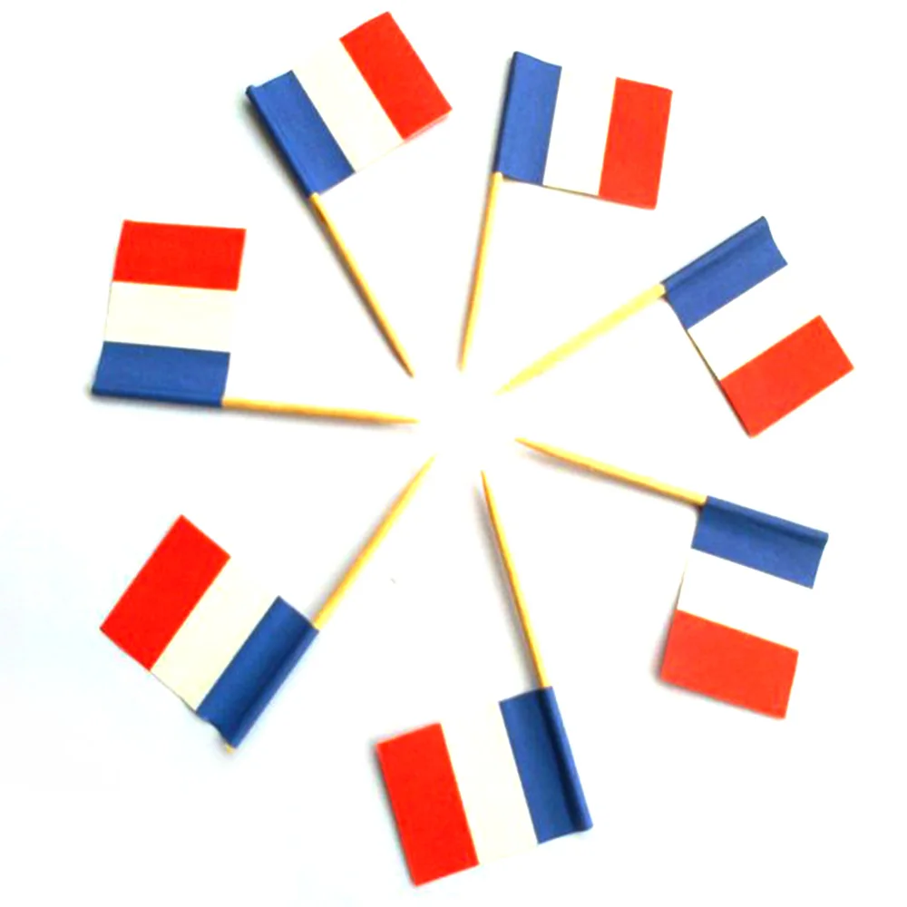 100 pc американская Канада Франция Англия Германия флаг ручная волна флаг национальные флаги Торжественный парад вечерние поставки торт