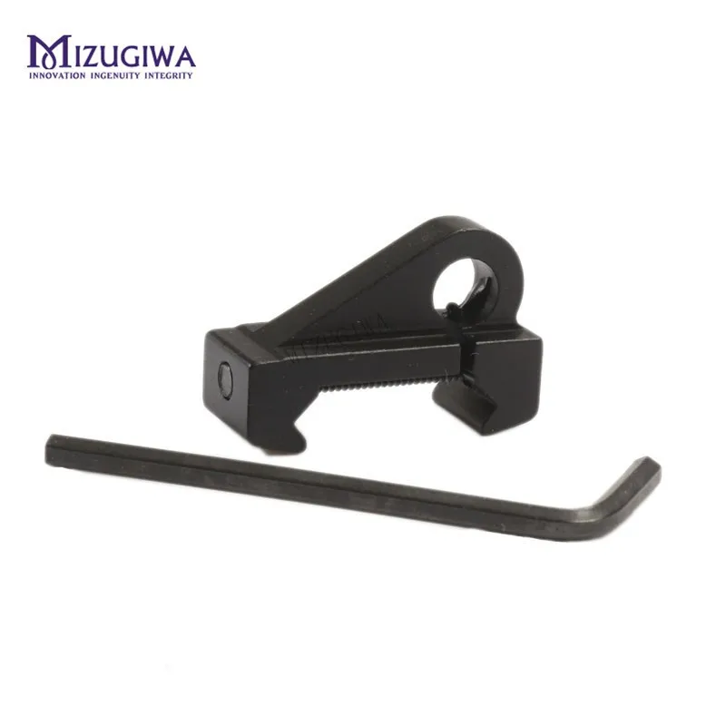 Tactical Picatinny Sling Hook Mount Adapter Swivel Attachment Scope Mount 20mm Picatinny Rail Weaver Connector AR Airsoft