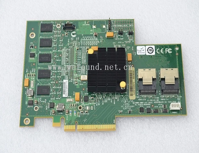 100% Протестировано на 8708E 43W4297 MR10i PCI-E RAID5/6 SAS полностью протестировано все функции