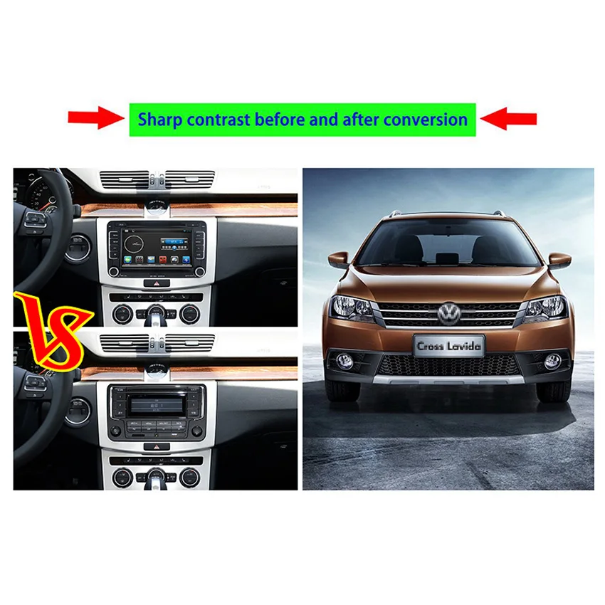 Clearance Liislee For VW Series Car DVD player Multimedia Audio Video Radio GPS Multi-Touch Screen Android Bluetooth Stereo Navigation 3