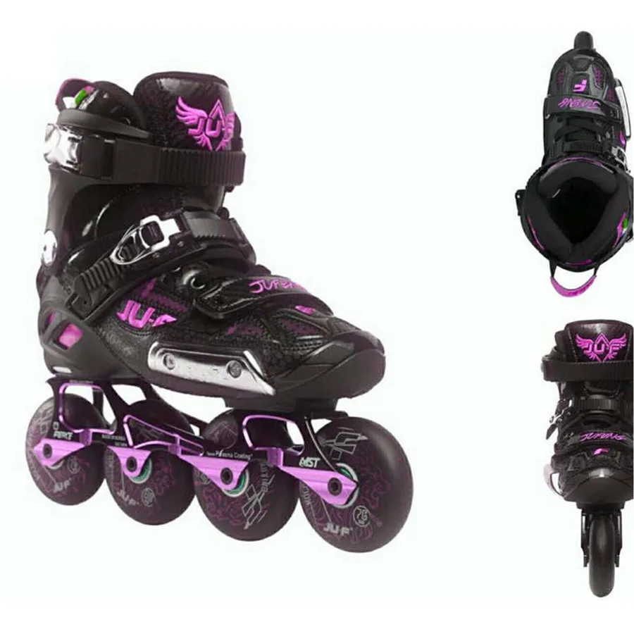 الحرب الذئب مضمنة تزلج سباق التعرج الكبار الأسطوانة أحذية التزلج حذاء تزلج بعجلات المهنية Patines لوول شحن التزلج انزلاق