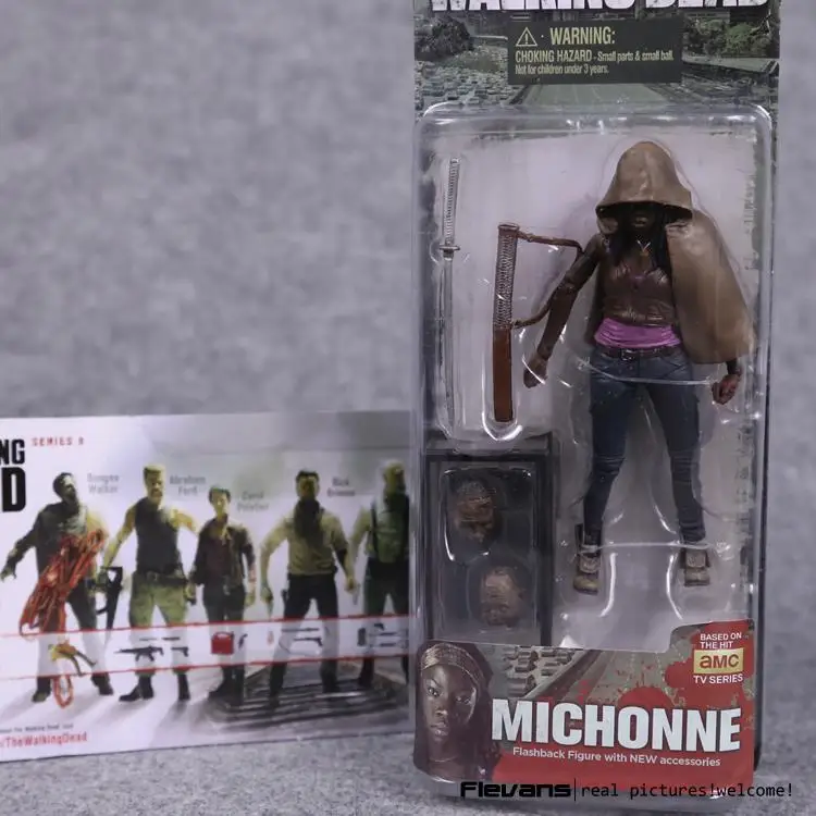 AMC TV Series The Walking Dead Abraham Ford Bungee Walker Rick Grimes The Governor Michonne PVC Action Figure Model Toy 7 Styles