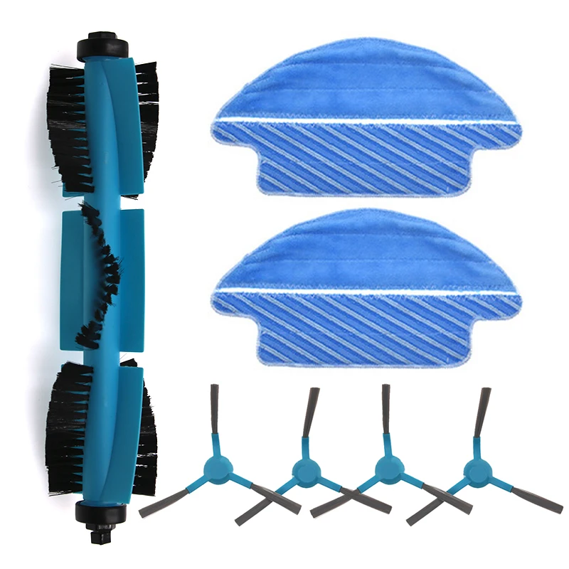 

For Cecotec Conga 3090 Side Brushes Sweeper Floor Ground Vacuum Cleaner Replacement Part Tool Roller Roller Brush+Rag+Side Brush