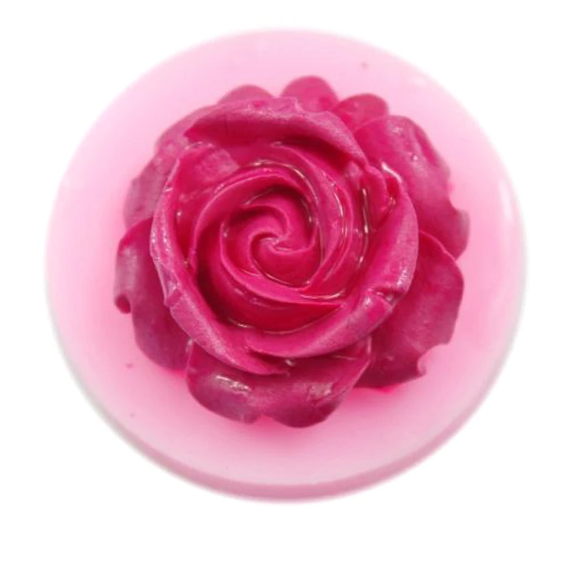 3D Rose Flower Silicone Mould Fondant Cake Chocolate Cookie Sugar Soap Molds Cutter DIY Baking Molds Tools