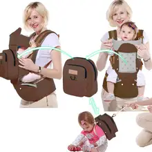 Детская переноска Рюкзак-функциональная Регулируемая мягкая дышащая детская переноска безопасная детская переноска удобная для всех сезонов
